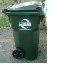 Photo of the recycling cart